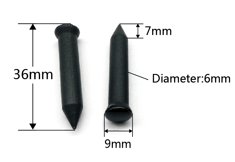 size of RFID Nail tag