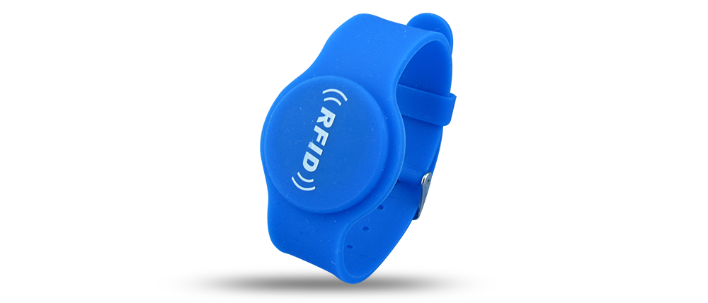 NS08 Adjustable Buckle RFID Silicone Wristband, NFC ID bracelet