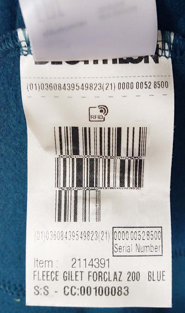 rfid uhf clothing carelabel