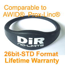 proximity wristband awid 26bit compatible